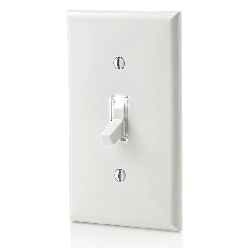 Leviton 15 Amp, 120 Volt, Toggle LED Illuminated 3-Way Switch,