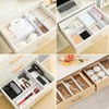 3 Pack Drawer Dividers Adjustable 28.5-44 cm Drawer Organiser Drawer