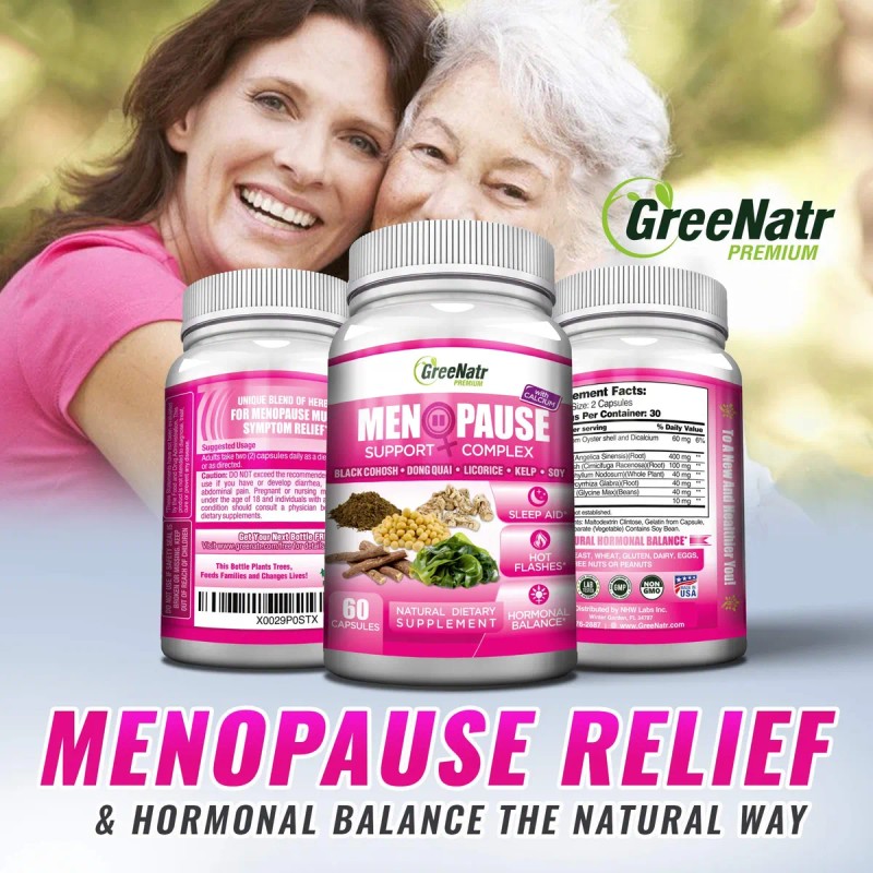 Greenatr Suplemento Menopausia Ginseng Y Ginkgo Biloba
