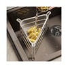 Kitchen Sink Strainer with Sink Basket Holder and 100 Sink