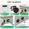 EASYEAH 2-5/8 in Rubber Grommets for Wiring, 2-3/8 in ID,