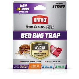Ortho Home Defense Max Bed Bug Trap, Detect Bed Bugs in Homes and While Traveling, 2 Traps in Each Package