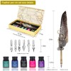 NC Quill Pen and Ink Set, Feather Pen Ink Set