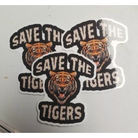 & Other Stories Save the Tigers   STICKERS 3 PACK die cut  *WORLDWIDE  SHIPPING*