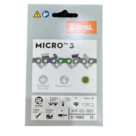 STIHL 3 PACK 61PMM3 55 Drive Links 3610 005 0055 PICCO Micro Mini 3 (PMM3)