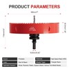 7.1" (180mm) Bi-Metal M42 High Speed Steel Hole Saw with