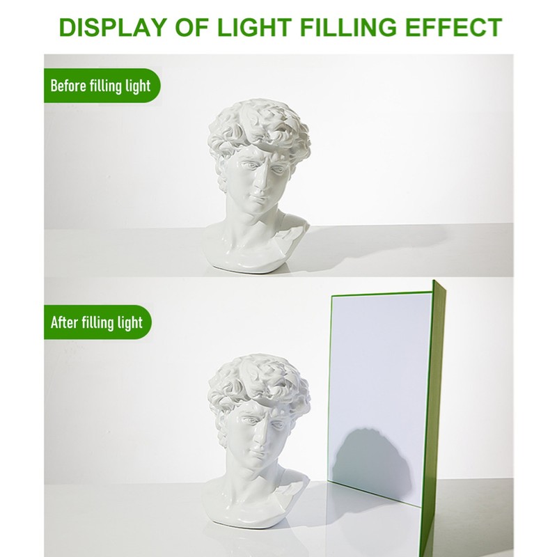 3-in-1 Multi-functional Photography Reflector Cardboard Foldable Photography Reflector Diffuser Board