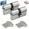 BASI Set of 2 V55 Profile Double Cylinder N+G 30/40