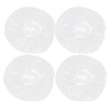 Outanaya 200 Gorros de Baño Desechables Impermeables de Pe Blancos