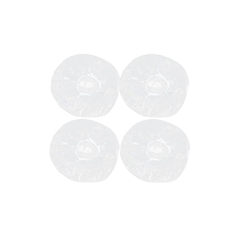 Outanaya 200 Gorros de Baño Desechables Impermeables de Pe Blancos