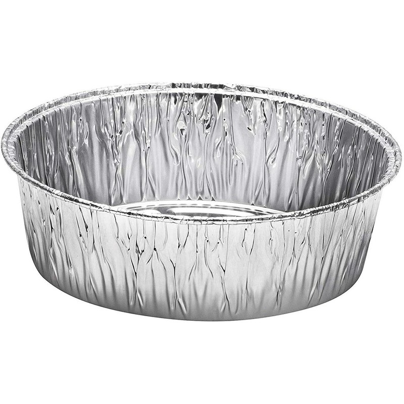 Diplastible (50 count) 8-Inch Disposable Round Aluminum Dutch Oven Liner