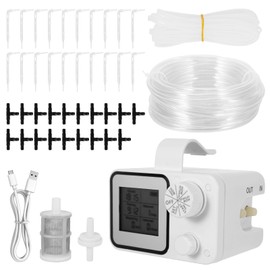 Jasfyee Water Timer for Irrigation, Automatic Hose Tap Digital Sprinkler Plant Waterer, Drip Irrigation Kit Programmable Water Timer