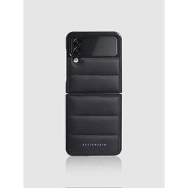 Design Skin (신세계김해점)( 갤럭시 Z플립5 ) 엠보 바타입-블랙 ITM26784 (Sinsagae Gimhae Store) (Galaxy Z Flip 5) Embossed Batta Type - Black ITM26784