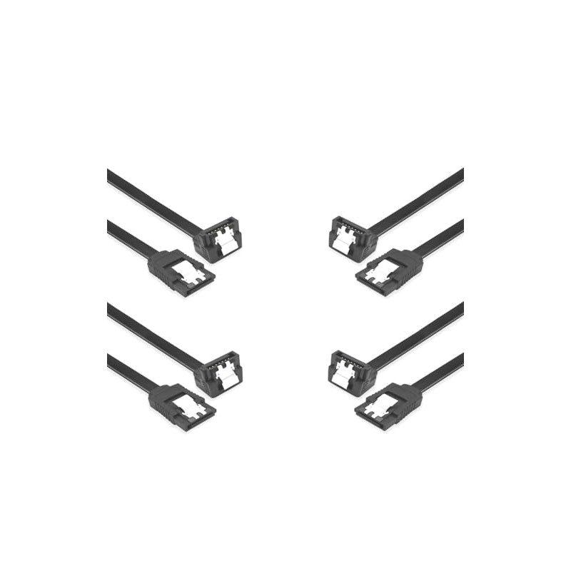 Daniko 4x SATA Cable 50 cm SATA III 3 6