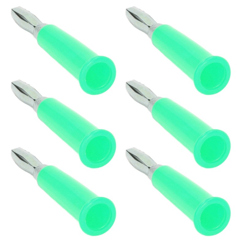 100Pcs Horn Banana Plug Brass Zinc Alloy ABS Welded Banana