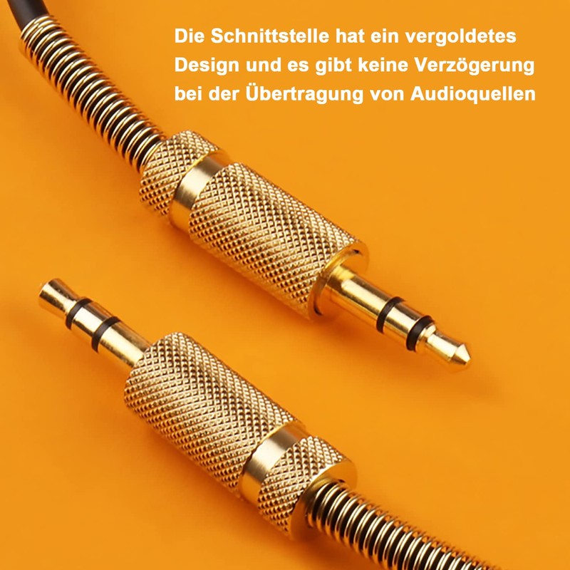 Aiivioll Compatible with Marshall Bluetooth Speaker, Audio Audio Cable, Car,