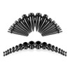 Funseedrr 36pcs Gauges Ear Stretchers Stretching Kit Surgical Steel Tunnel