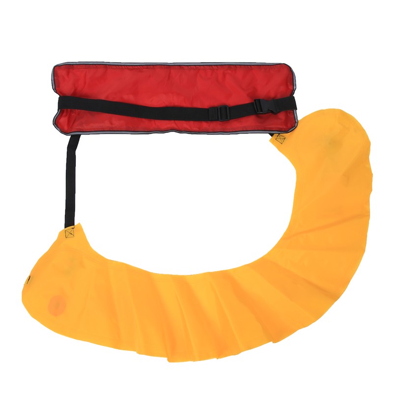 Portable Adults Inflatable Life Jacket Waist Belt with Reflective Tapes