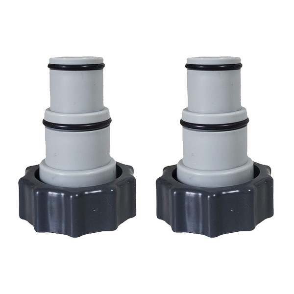 Pack of 2 pool hose adapters, replacement hose adapter for