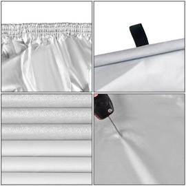 Universal Pickup car Exterior Truck Cover Indoor & Outdoor Replacement for Pickup Truck Up to 250 L x 80 W x 65 H Windproof All-Weather Protection Against Sun Proof