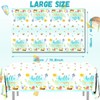 3Pcs Summer Tablecloths-Hello Summer Decorations Pool Party Beach Disposable Rectangle