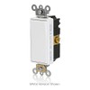 Leviton 5655-2W White Decora Plus Single Pole Rocker Switch, Momentary