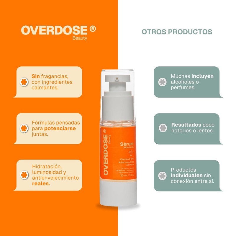 OVERDOSE | Serum facial día | Vegano