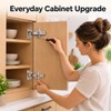 2 Pack Soft Close Cabinet Hinges, Stainless Steel Concealed Hydraulic