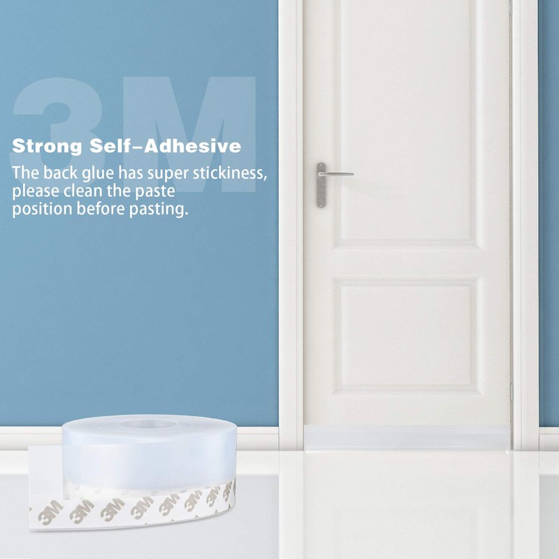 26 Feet Silicone Seal Strip,Door Weather Stripping, Sealing Tape for