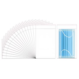 ​5x7 Self Sealing Cellophane Bags 100pcs Self Adhesive OPP Plastic Bags Clear Resealable Cello Bags 1mil for Bracelets Cookies Cards Beans Snacks Brochures Socks Bakery Party 11 Sizes to Choose from
