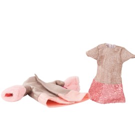 Götz Classy 3403034 Combination Doll Clothing Size XL 2-Piece Clothing and Accessory Set for Standing Dolls 45 - 50 cm