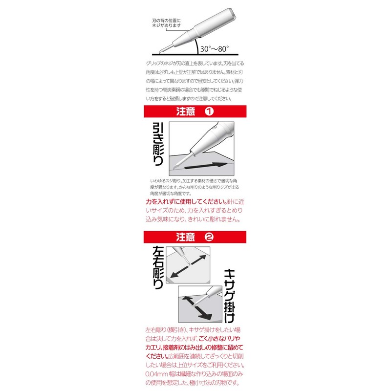 Haikyu Parts Line Scriber CS 0.04 mm 1 Piece Tool