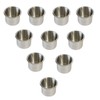 SEETOOOGAMES Stainless Steel Drop-in Anti-Spill Cup Holder,Poker Table Cup Holder