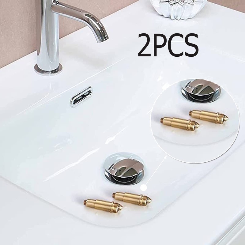 Pack of 2 Drain Plug Bolts Pop Up, Clack Plug