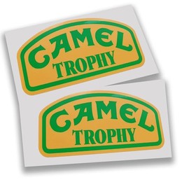 Camel Trophy CAR Racing Sponsor Decals Graphics Sticker x 2 Pieces 120mm Wide