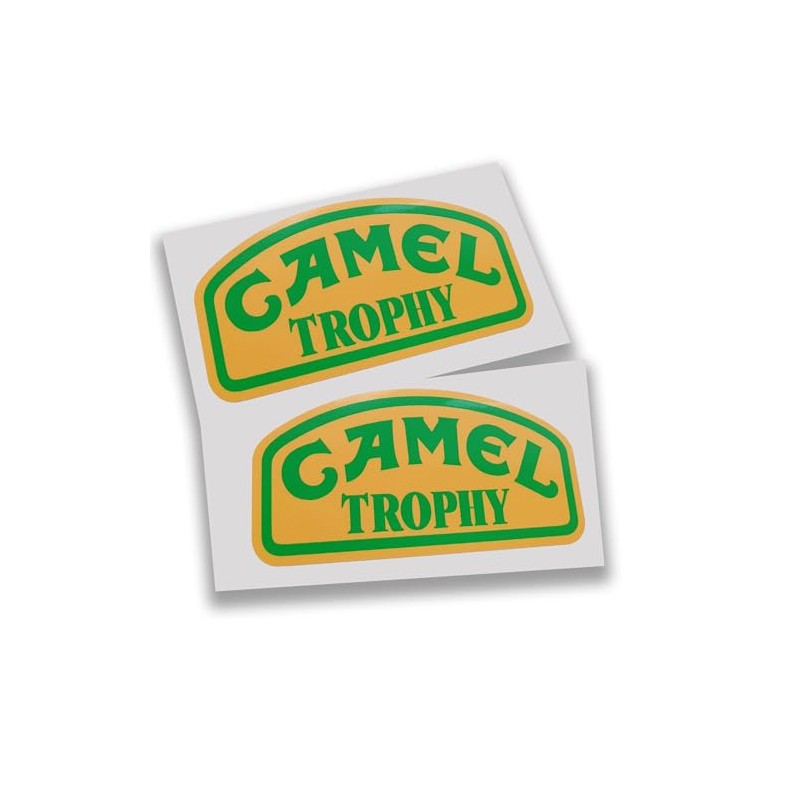 Camel Trophy CAR Racing Sponsor Decals Graphics Sticker x 2