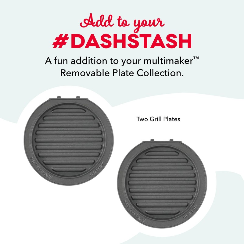 Dash MultiMaker® Mini System Removable Plate Set - Nonstick Replacement