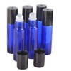 24 Pack,10 ml Blue Glass Essential Oil Roller Bottle +