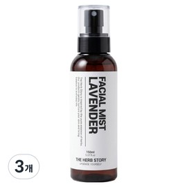 The Herb Story Facial Mist Lavender, 3 units, 150ml / 더허브스토리 페이셜 미스트 라벤더, 3개, 150ml