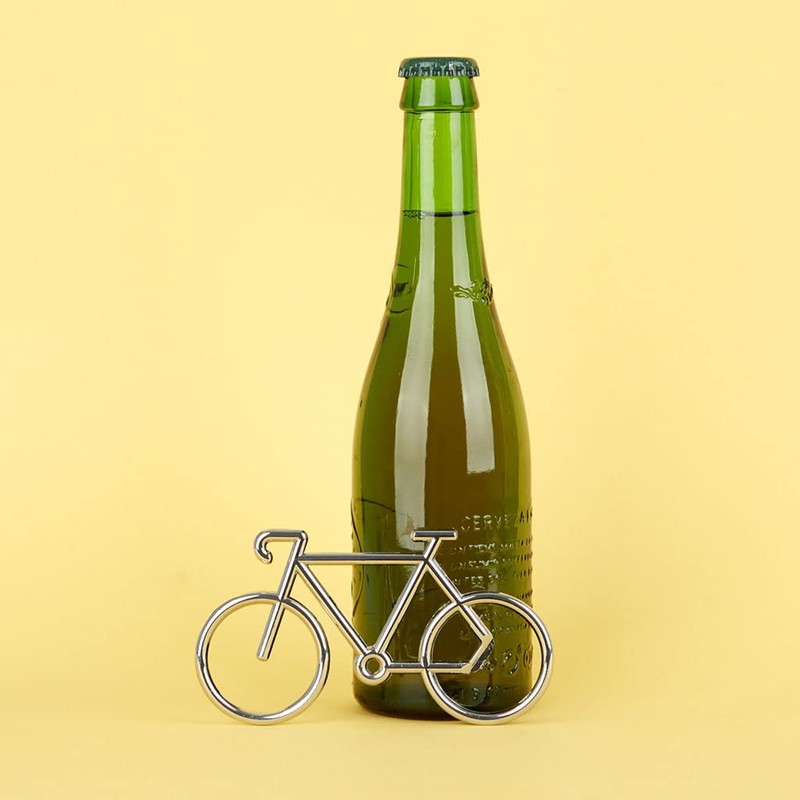 Balvi Tourmalet Bottle Opener Silver in the Shape of a
