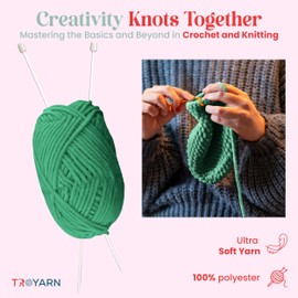 Velvet Chenille Yarn for Crocheting - 100g (132 Yards) Amigurumi, Fluffy, Plush, Baby Blanket Yarn - Size 6