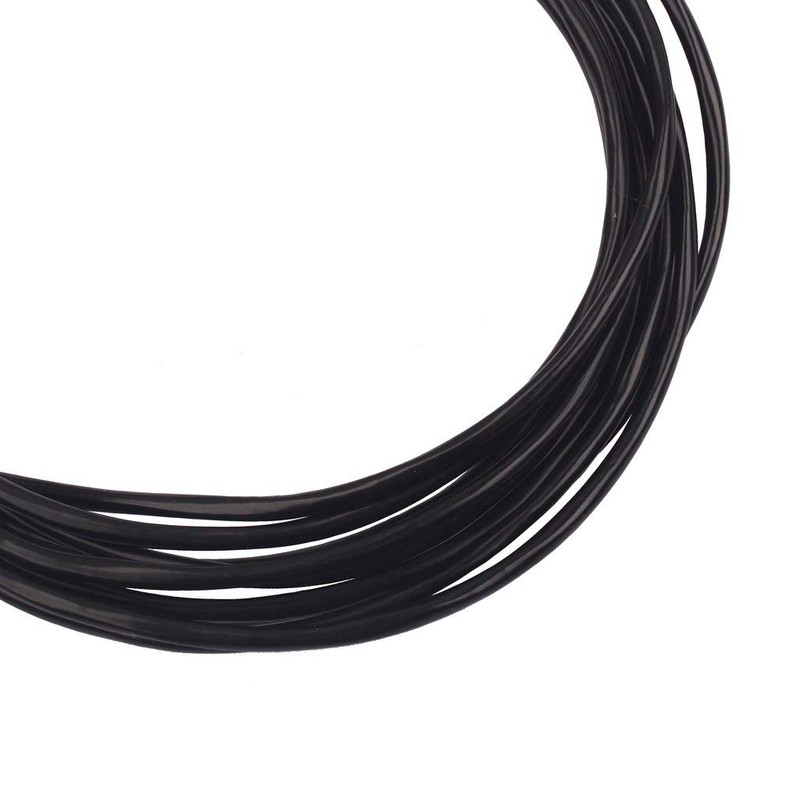 Ogdni 4 Conductor Shielded Wire Guitar Circuit Hookup Wire, Black,