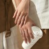 2 Anillos De Pareja Plata 925 Compromiso Promesa Ajustable GOOLUU