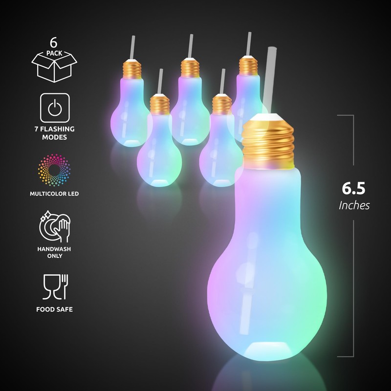 Windy City Novelties - 6 pack - LED Light Up