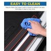 Flaconi 4PCS Car Door Sill Protectors, Anti-Scratch Rubber Edge Guards,
