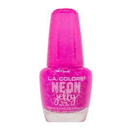 L.A. COLORS Neon Jelly Polish, Glamingo CNL365