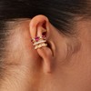 MEVECCO Ear Cuffs for Women Non Piercing 18K Gold PLated