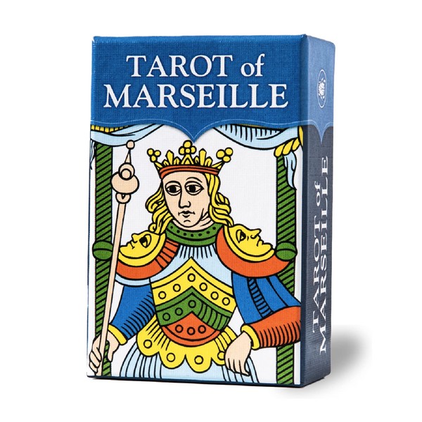 Tarot Cards, 78 Cards, Marseille Edition, Miniature Tarot Divination, Tarot of Marseille Mini; Japanese Instruction Manual Included