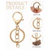 Gold Keychain Clip Metal Lobster Claw Clasps for Jewelry Making.