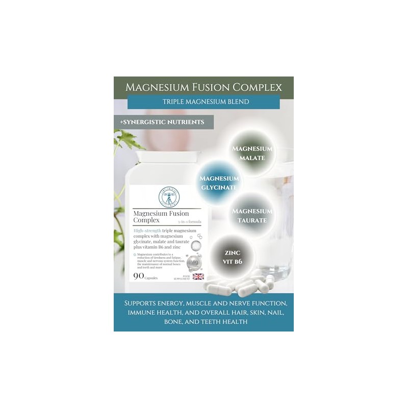 Magnesium Fusion Complex – Triple Magnesium Blend with Added Nutrients